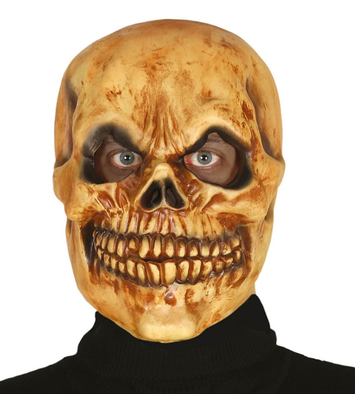 Mascara calavera marfil látex