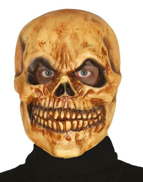 Mascara calavera marfil látex