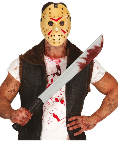 Machete con sangre 75 cms.