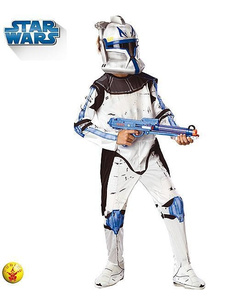 Marinero Contento espalda Disfraz clone trooper rex armadura infantil