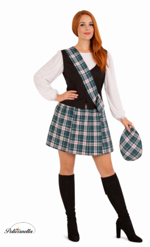 Disfraz Escocesa para mujer
