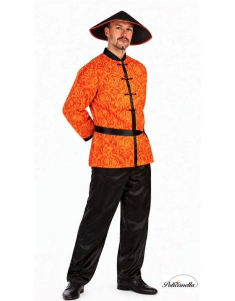 Disfraz Chino rojo adulto