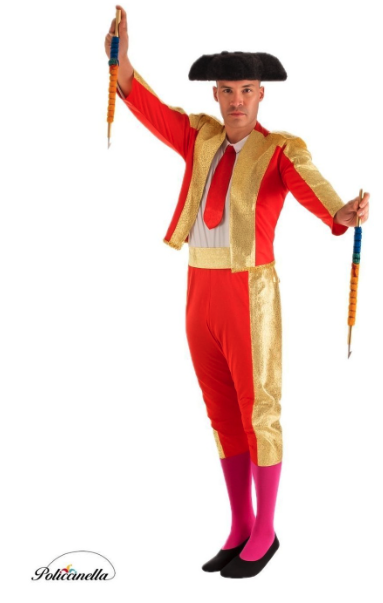 Disfraz Torero rojo para hombre