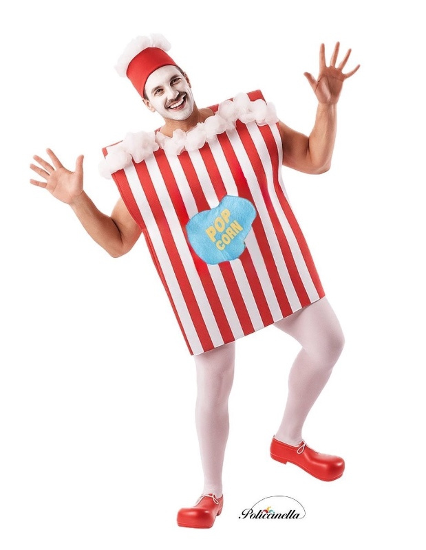 Fato de pacote adulto de pipoca