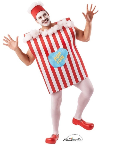 Fato de pacote adulto de pipoca