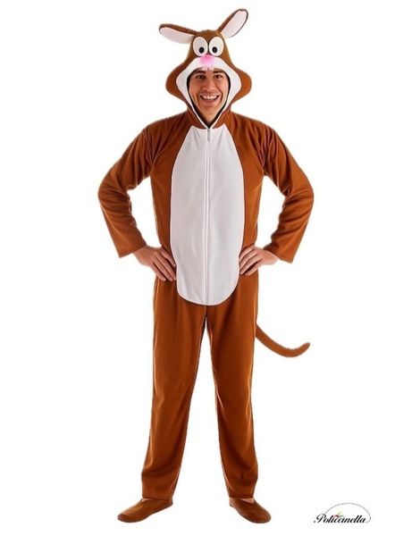 Fato de fantasia de coelho adulto