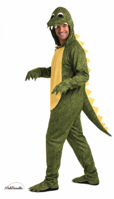 Fato de Dinossauro Adulto / Crocodilo