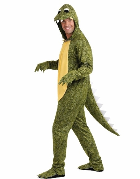 Fato de Dinossauro Adulto / Crocodilo
