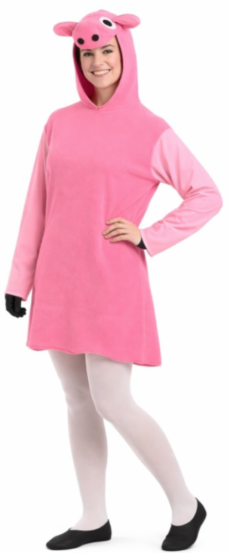 Disfraz Cerdita rosa mujer