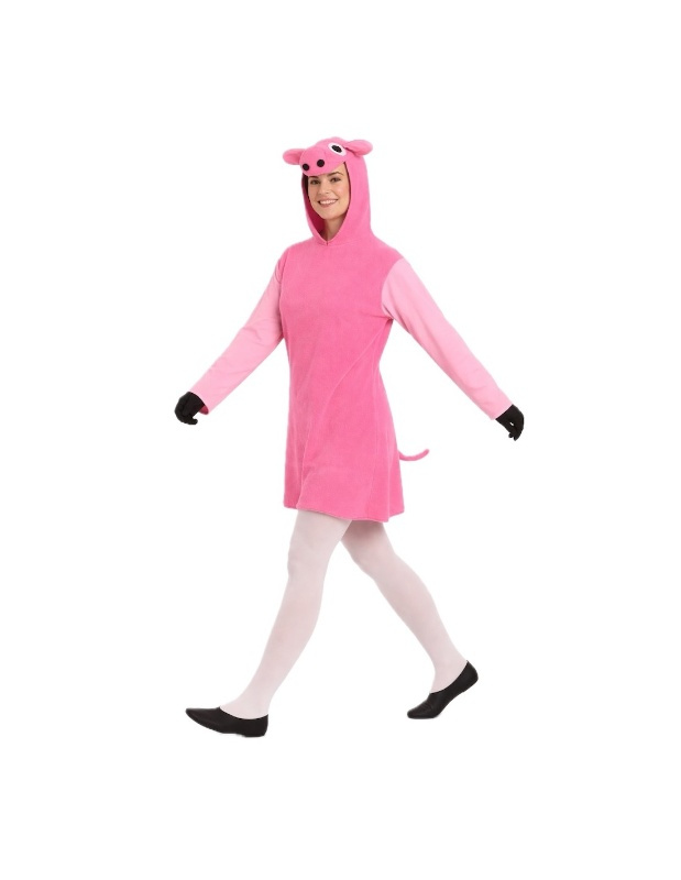 Disfraz Cerdita rosa mujer