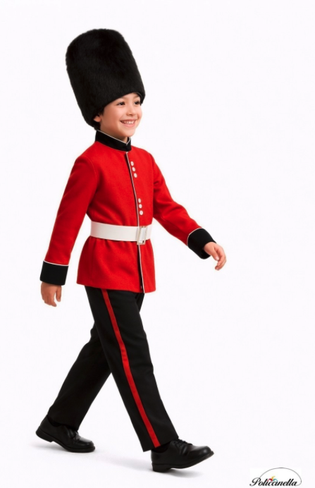 Traje de guarda infantil inglês