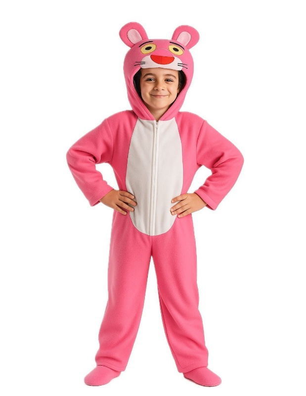 Fato de Pantera Cor-de-rosa Infantil