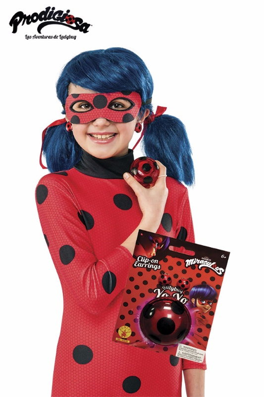 Set Yo-yo y  Pendientes Ladybug infantil