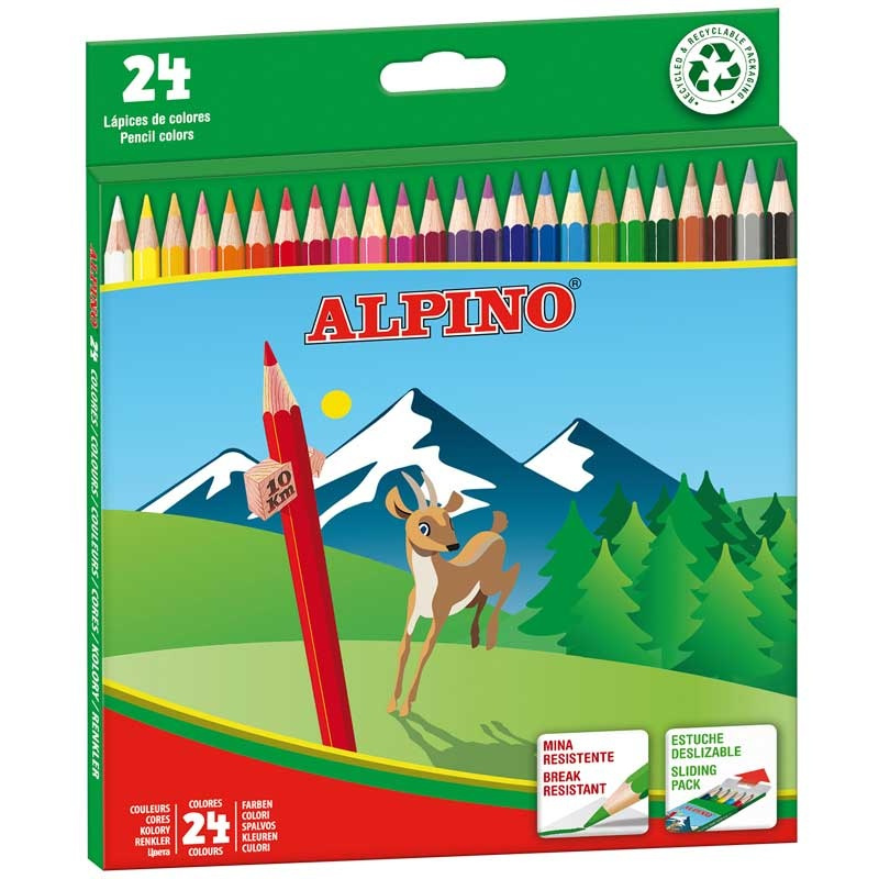 Lapices Alpino 24  colores