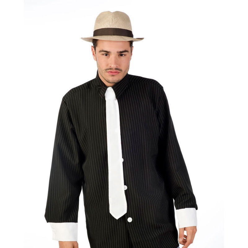 Camisa ganster con corbata