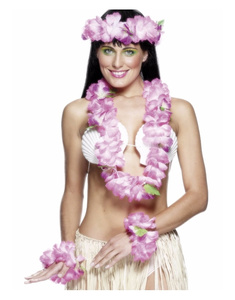 Set Hawaiano Rosa Lux