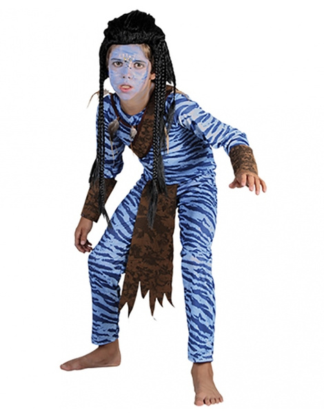 Disfraz Guerrero Jungla azul Infantil