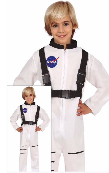Fato de astronauta infantil