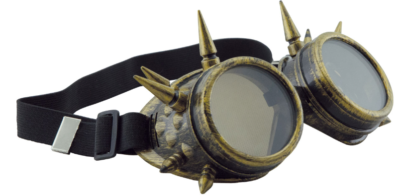 Gafas Steampunk con clavos 5 cms