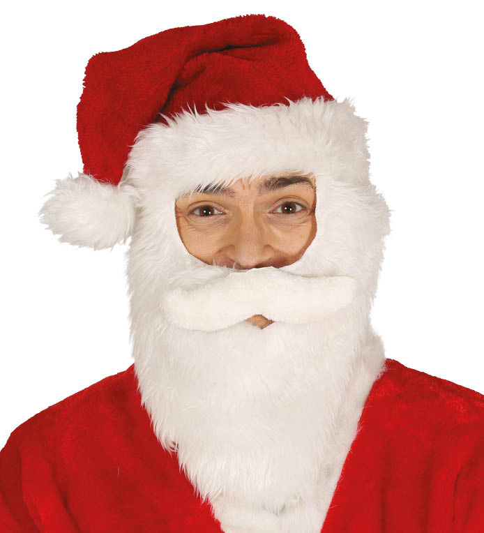 Gorro Papa Noel con barba
