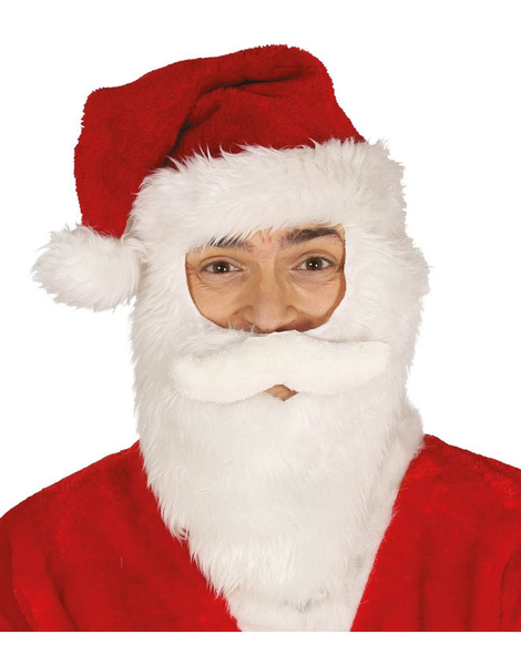 Gorro Papa Noel con barba