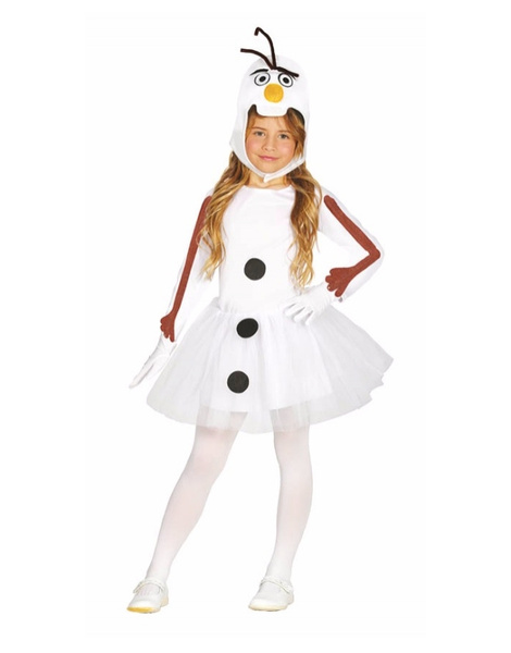 Disfraz Muñeco de nieve niña