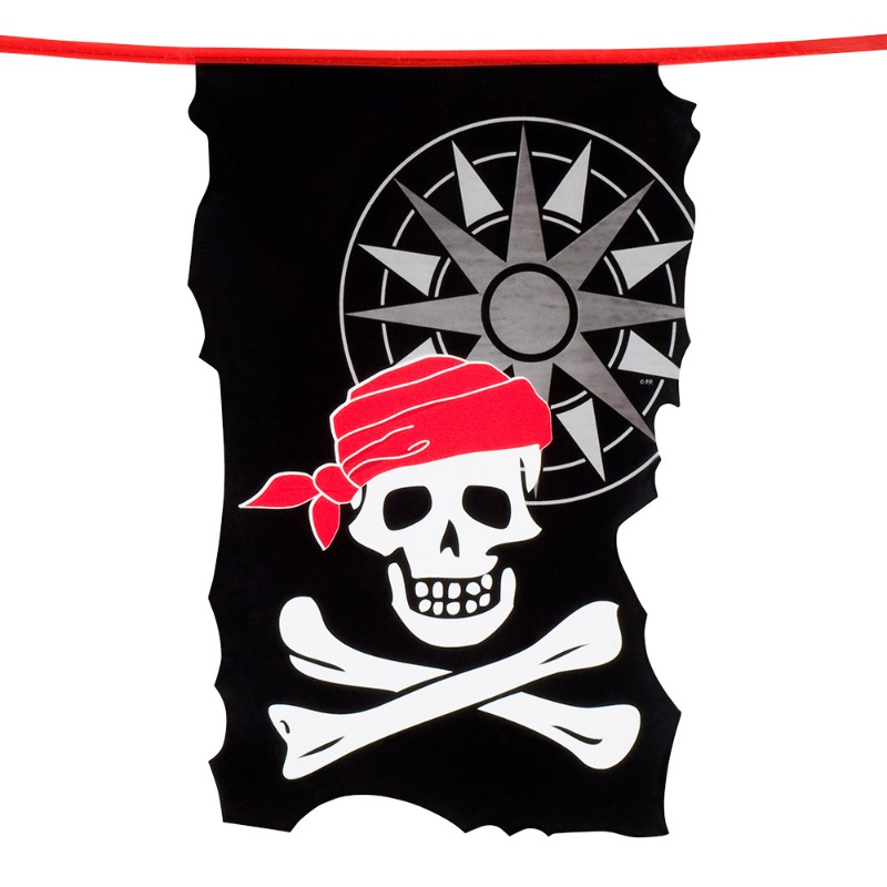 Guirlanda de pirata caveira
