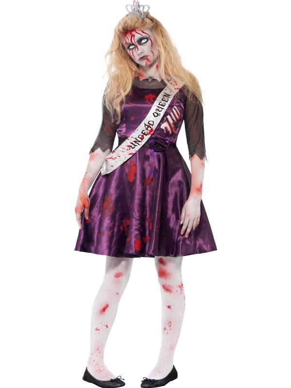 Disfraz Reina del Baile Zombie chica
