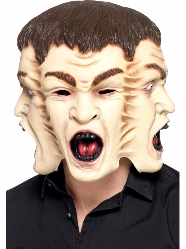 Máscara 3 caras latex