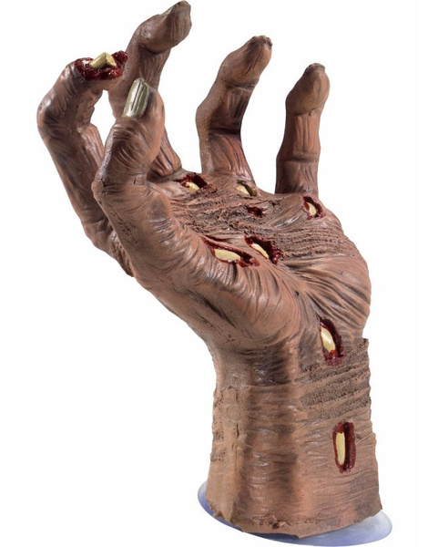 Mano zombie latex decoración 10x21cm