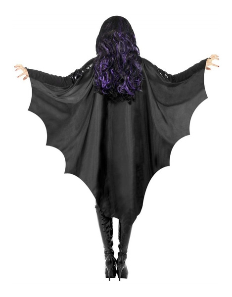 Alas de Murcielago negras con cuello