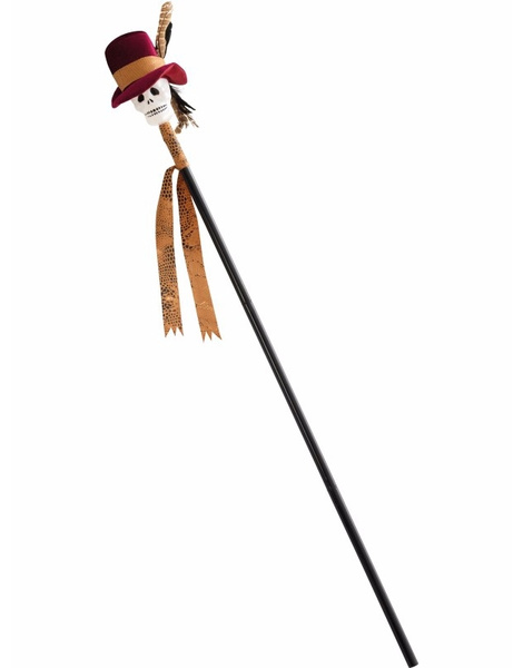 Bastón / Cetro Hechicero  Vudú  (112cm)
