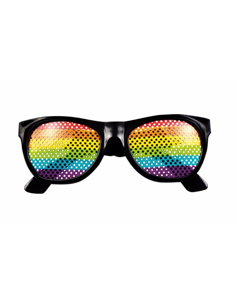 Óculos multicoloridos