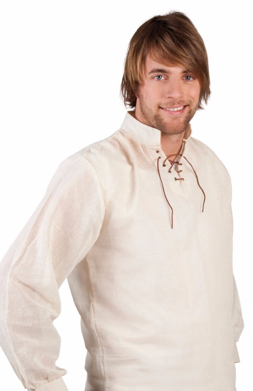 Camisa Medieval cruda adulto