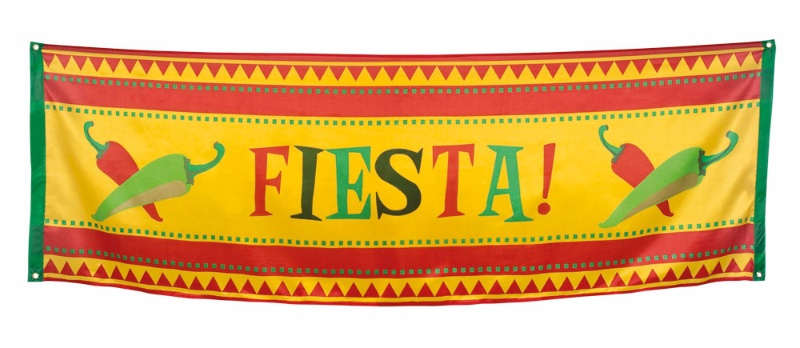 Banner Fiesta Mejicana ( 74 x 220 cm )