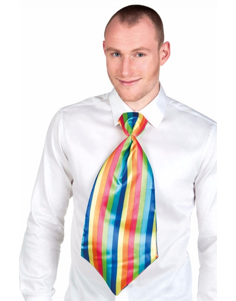 Corbata payaso grande multicolor