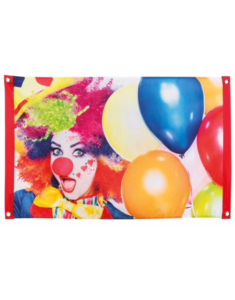 Bandera decoración Payaso (60x90cm)