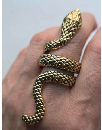 Anillo Serpiente Cobra del Nilo