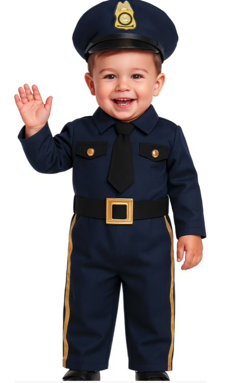 Disfraz Policía bebe