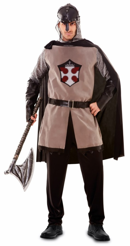 Fato de guerreiro medieval adulto