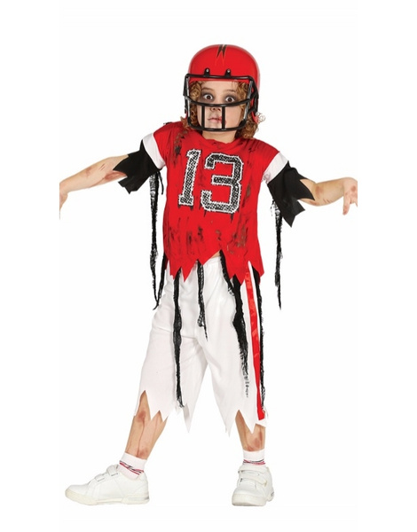 Disfraz Jugador Rugby zombie niño