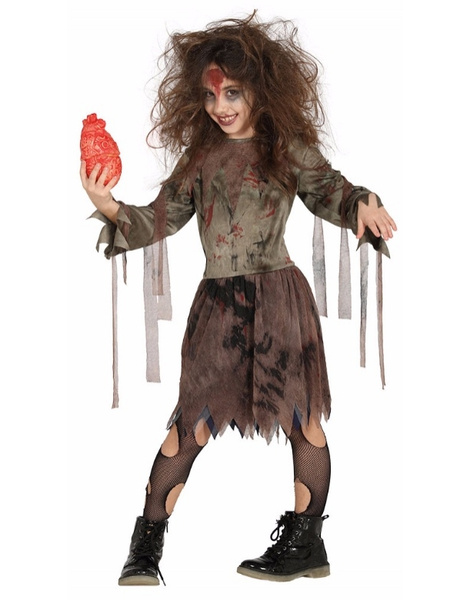 Disfraz de zombi para niña Disfraz de zombi para niña