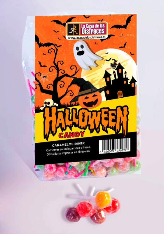 Caramelos con palo 1/2 kilo
