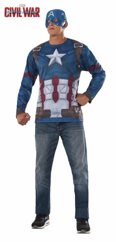 Camiseta Capitán America CW Adulto