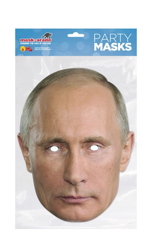 Careta Vladimir Putin cartón