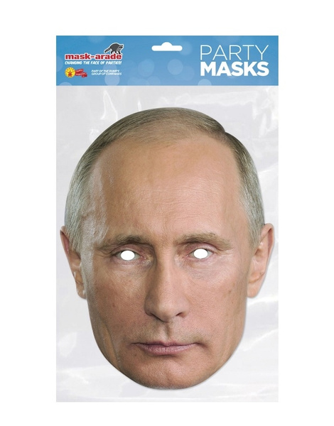 Careta Vladimir Putin cartón