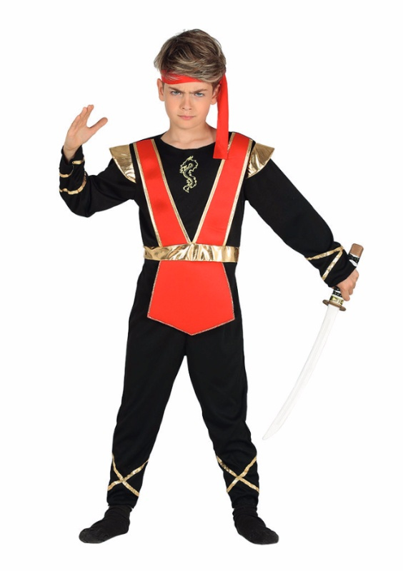 Disfraz Ninja Dorado infantil