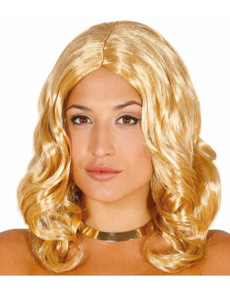 Peluca Melenas Rubia o Negra