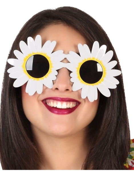 Gafas Margaritas blancas