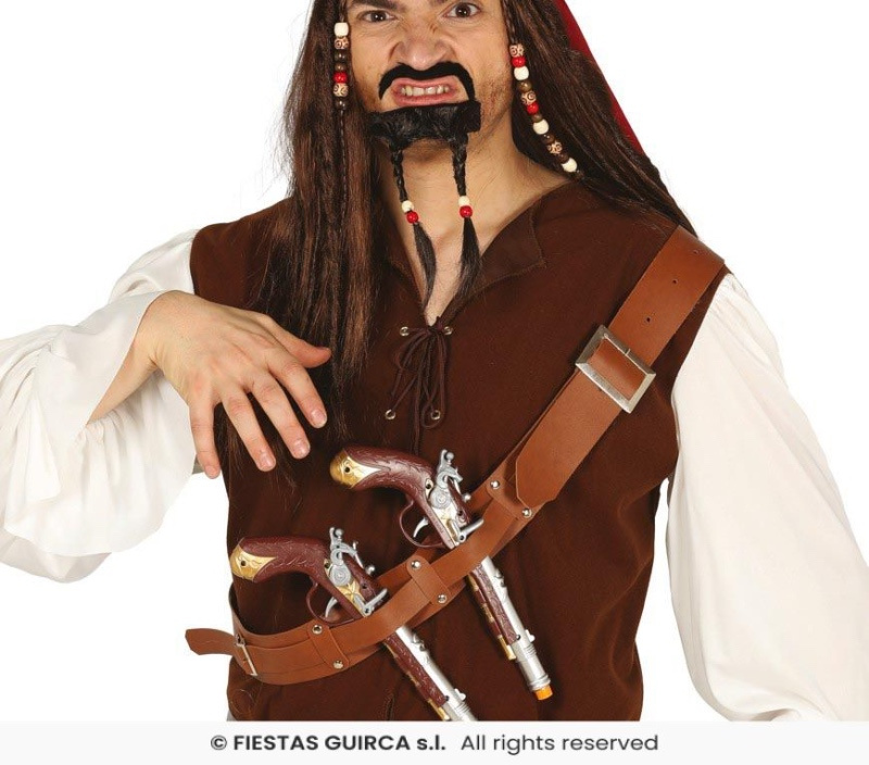 Cinturon de pecho con dos pistolas